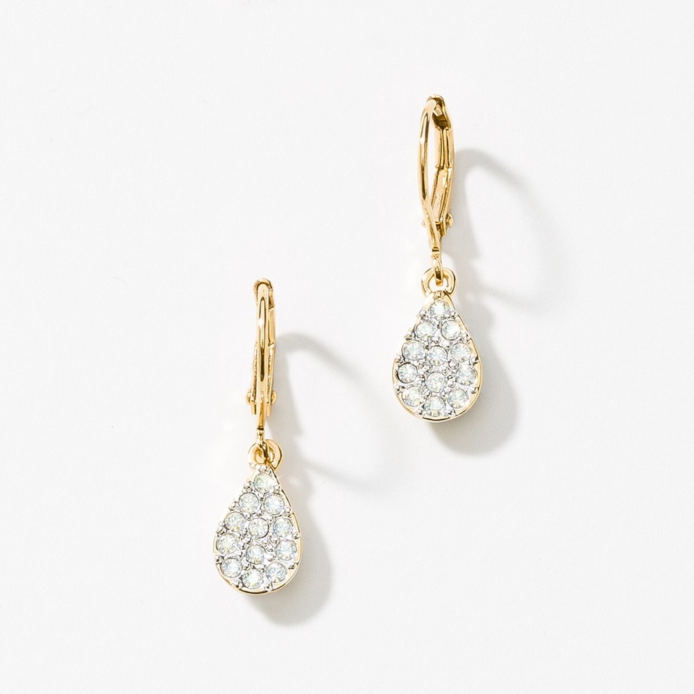 TouchstoneCrystal Swarovski Pave Teardrop Earrings